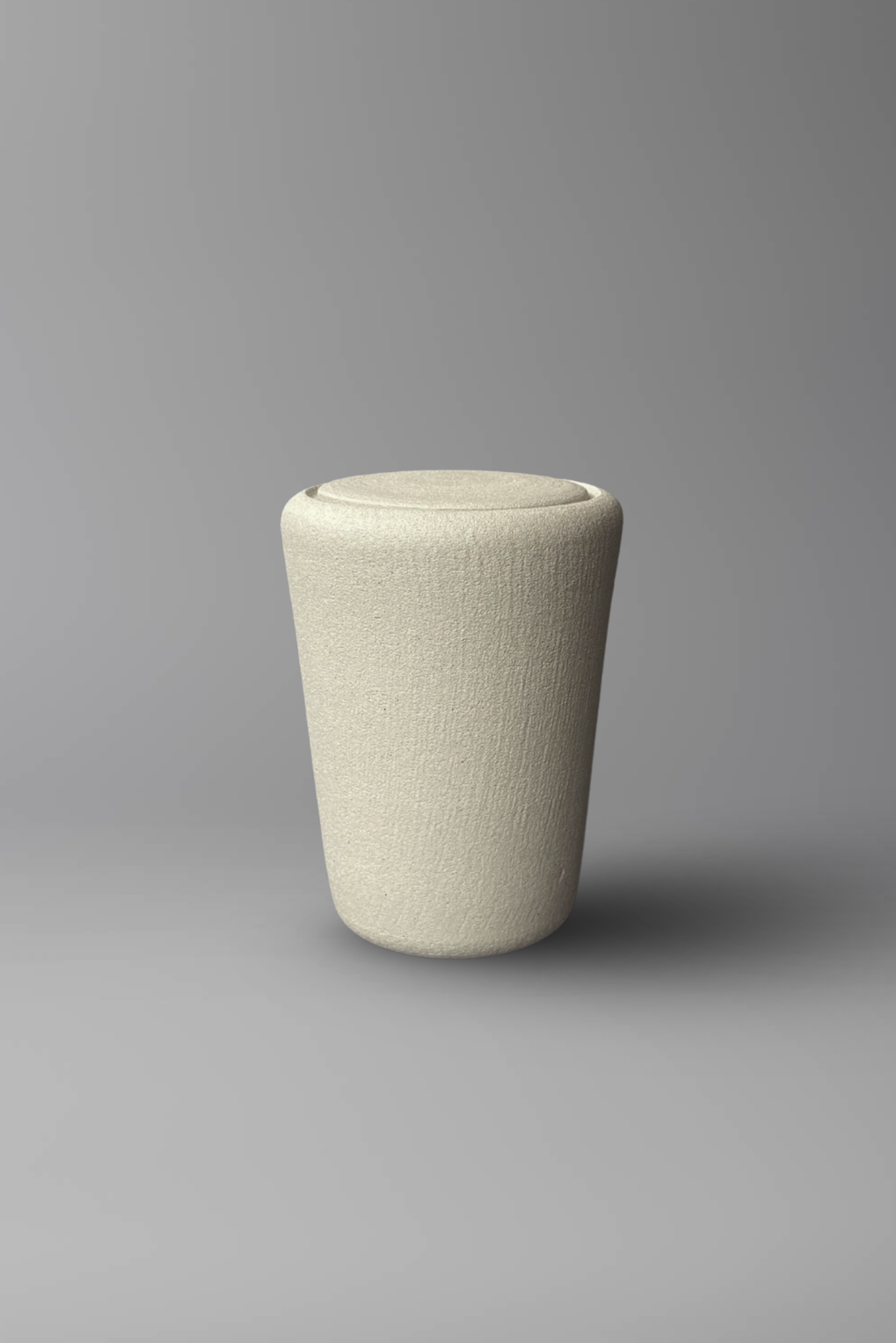 The Lyra urn is a simple, proud cremation urn handcrafted from natural clay with strong clean lines.