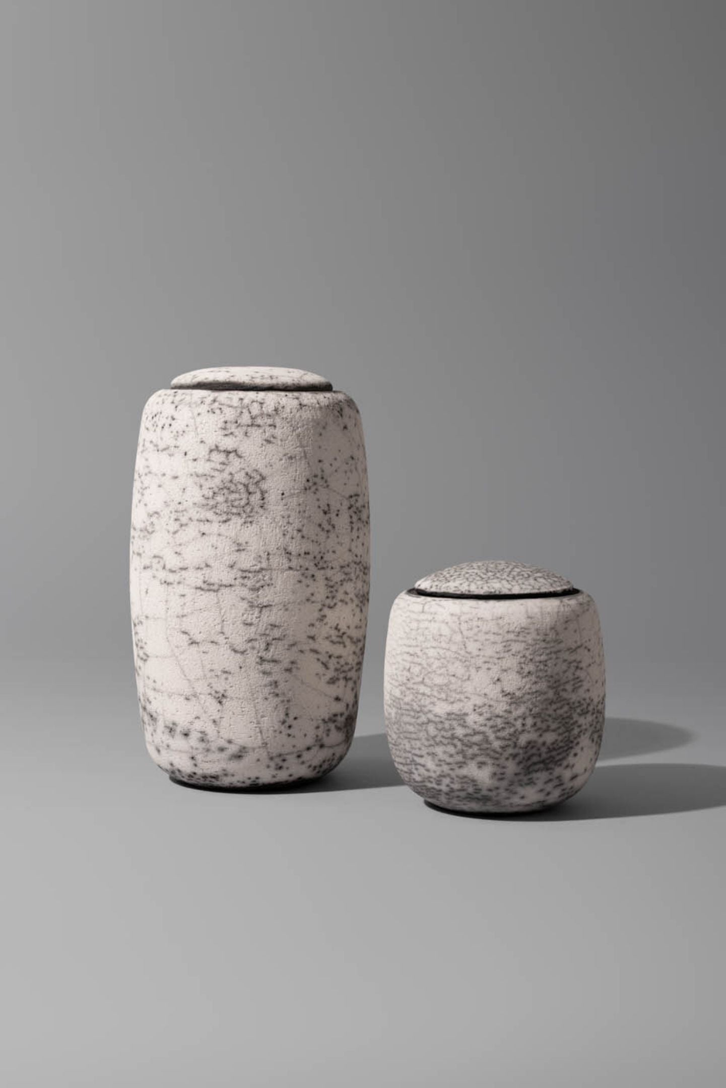 Cygnus cremation urns - individually raku-fired, they sculptural works of art